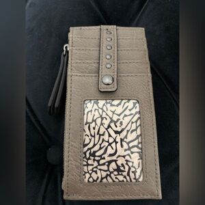 Gray Wallet Card Case